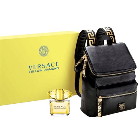 versace backpack for women|versace perfume with free backpack.